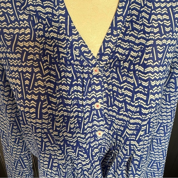 Anthropologie HD in Paris Kaveri Henley Top Size 6 - Picture 2 of 12